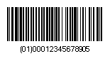 Scc 14 bar code image.