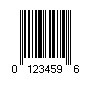 11 digits Upc E bar code image.